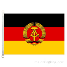 100% polyster 90 * 150CM Panji negara Allemagne-est Bendera Nasional Allemagne-est